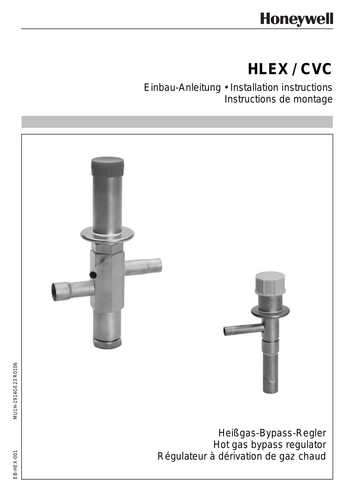 HONEYWELL CVC, HLEX User Manual