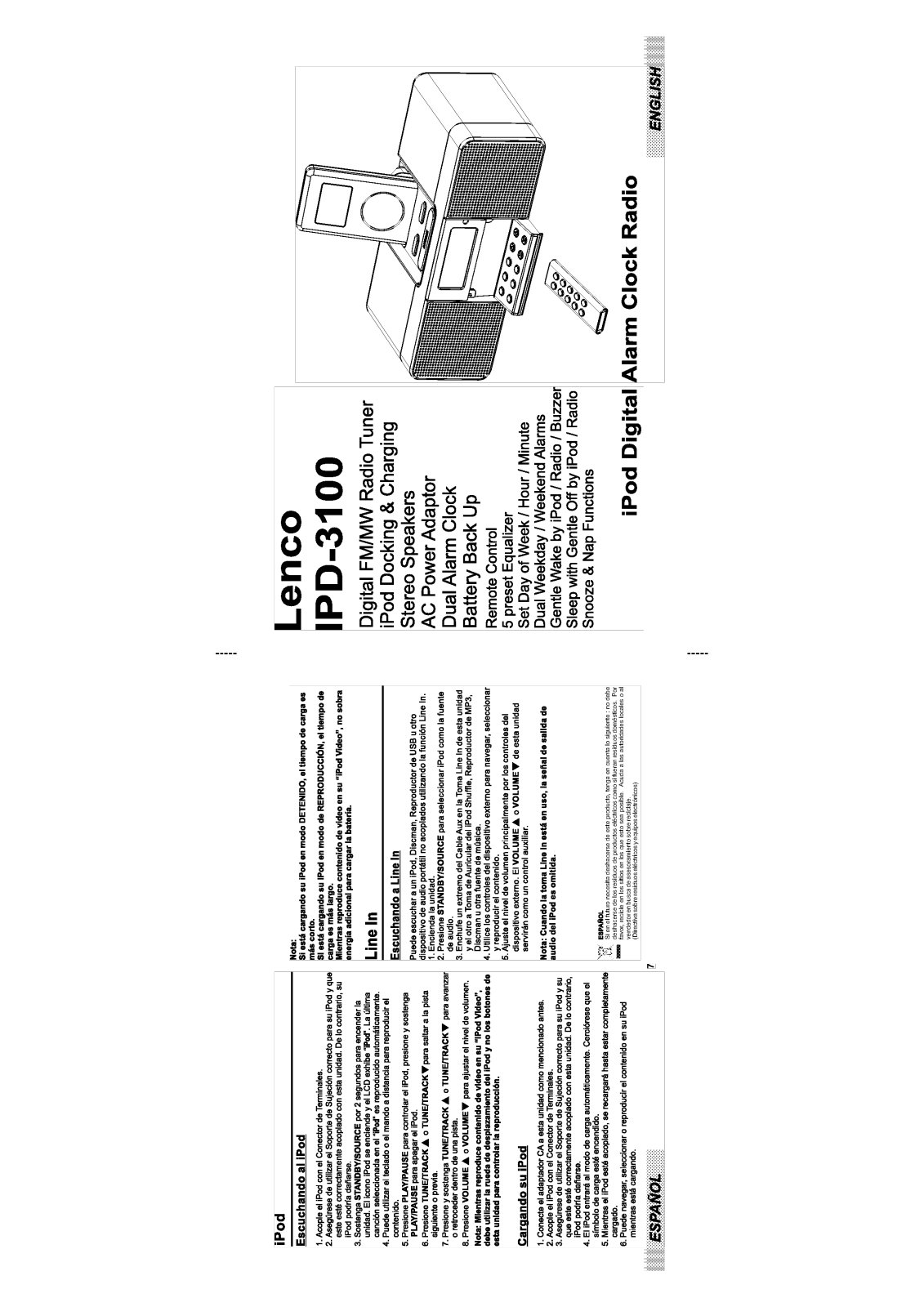 LENCO IPD-3100 User Manual