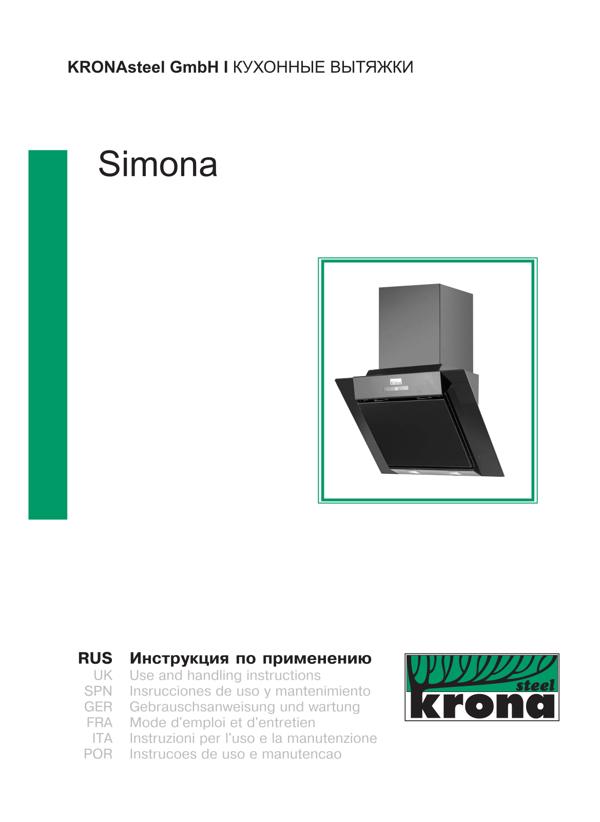 Krona Simona User manual