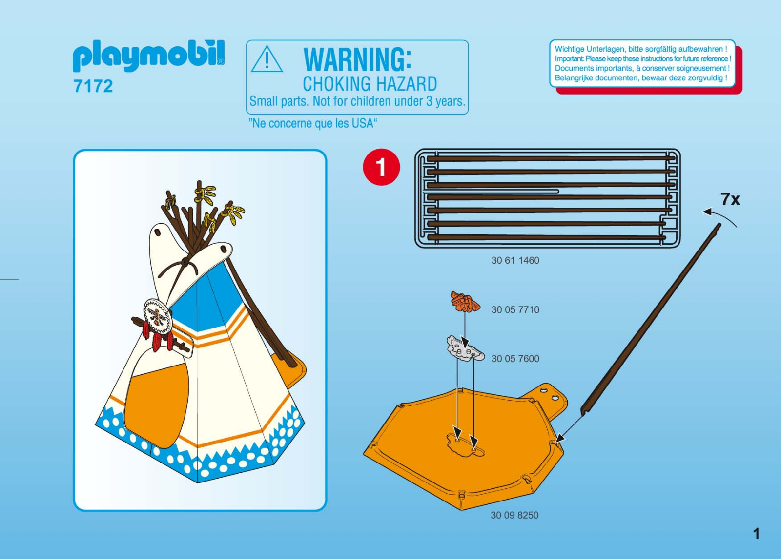 Playmobil 7172 Instructions