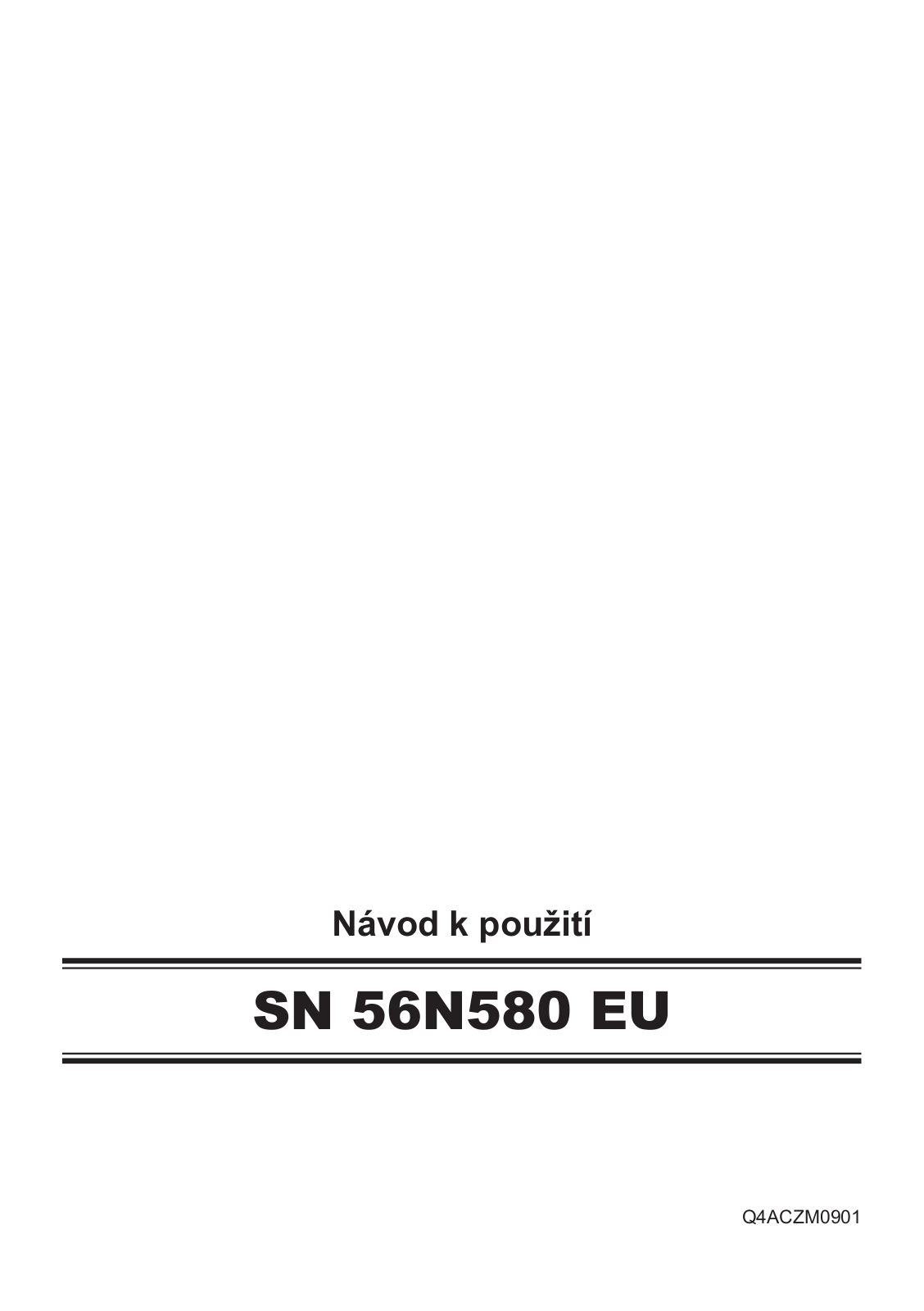 Siemens SN56N580EU User Manual