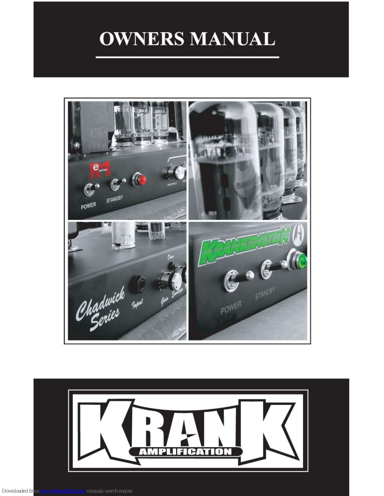 Krank CHABK10, CHABL00, CHABL20, CHABL30, CHABK20 Owner's Manual