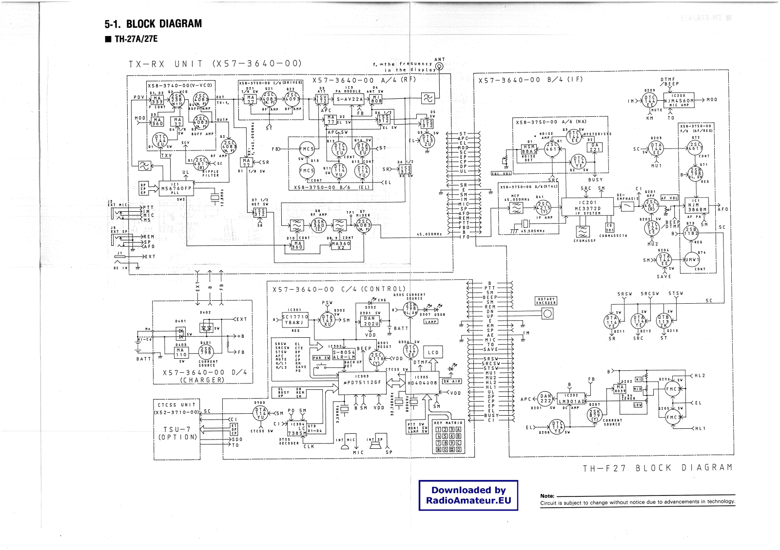 Kenwood TH27, ТН47 Schematic