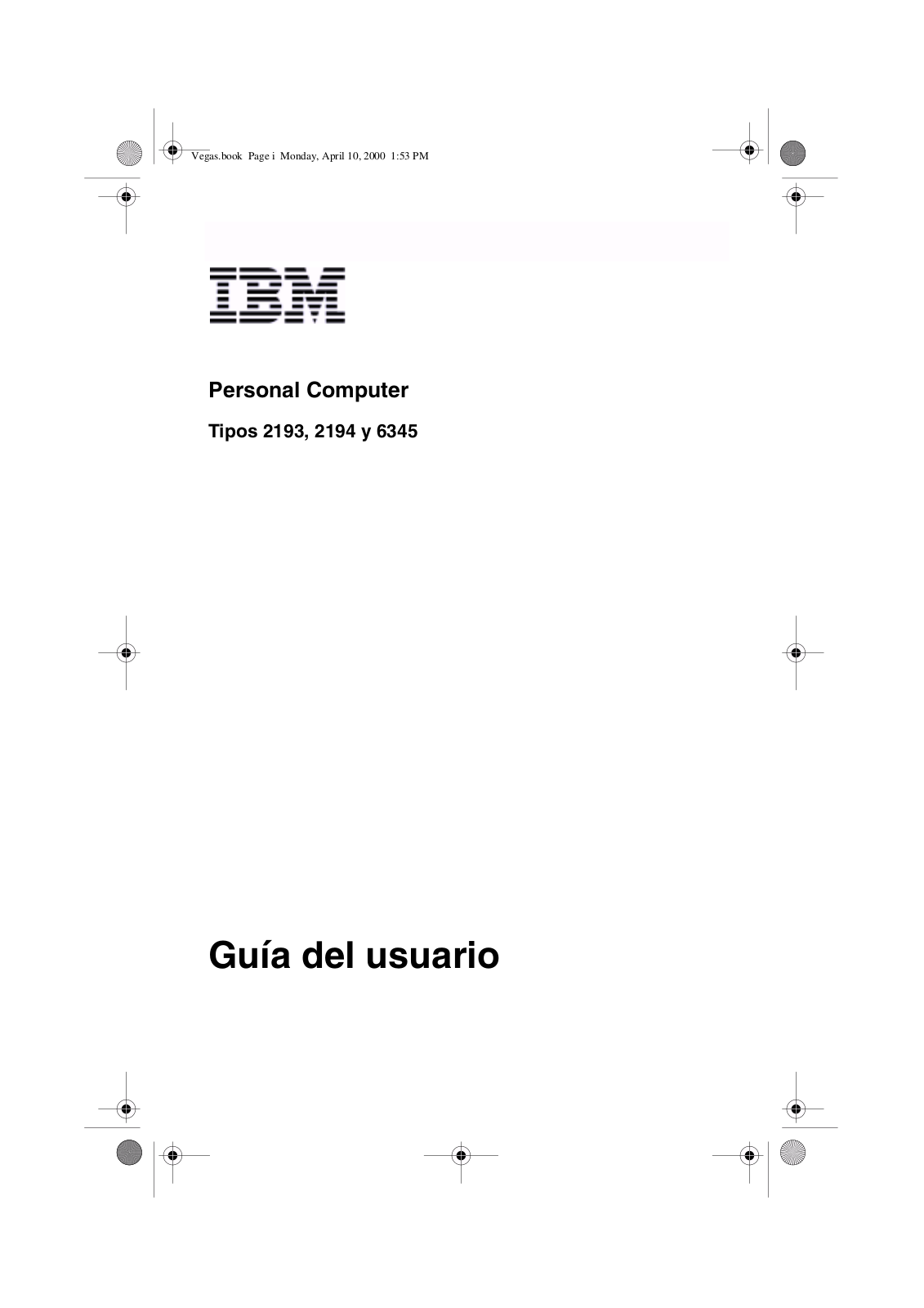IBM 2193, 2194, 6345 User Manual