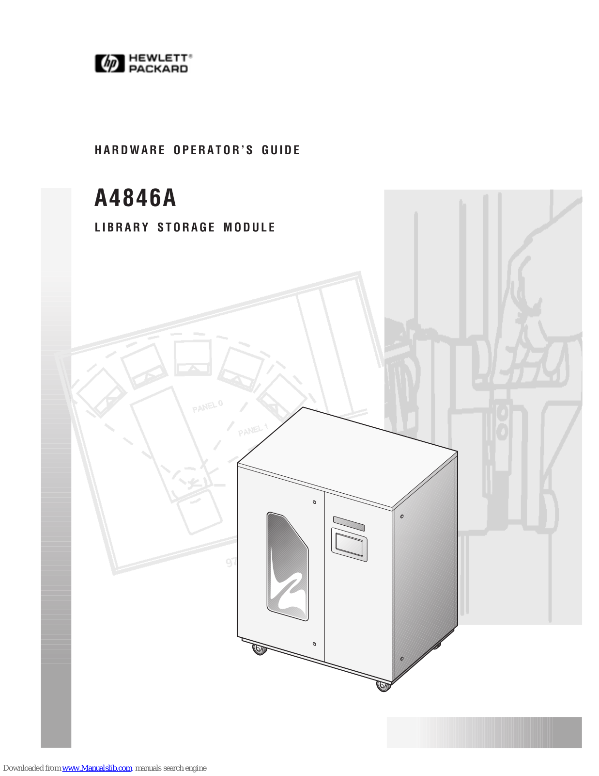 HP Surestore Tape Library Model 6/100, A4846A Hardware Operator's Manual