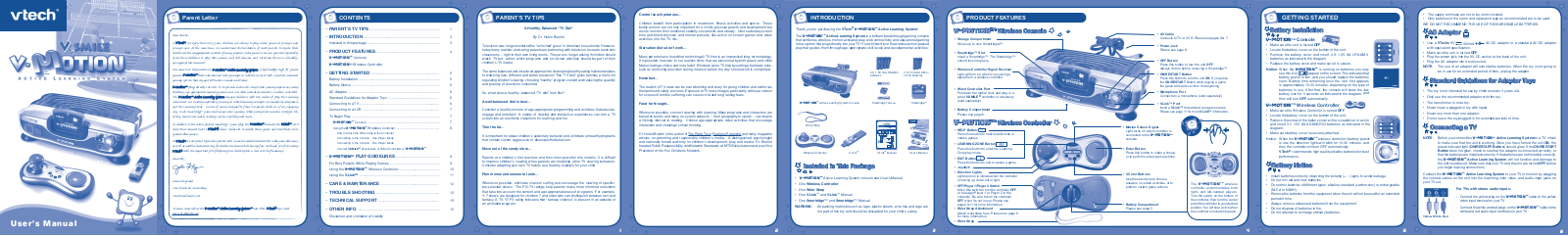 VTech v-motion active learning system User Manual