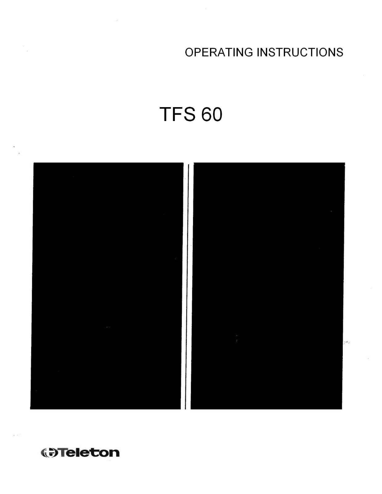 Teleton TFS-60 Owners Manual