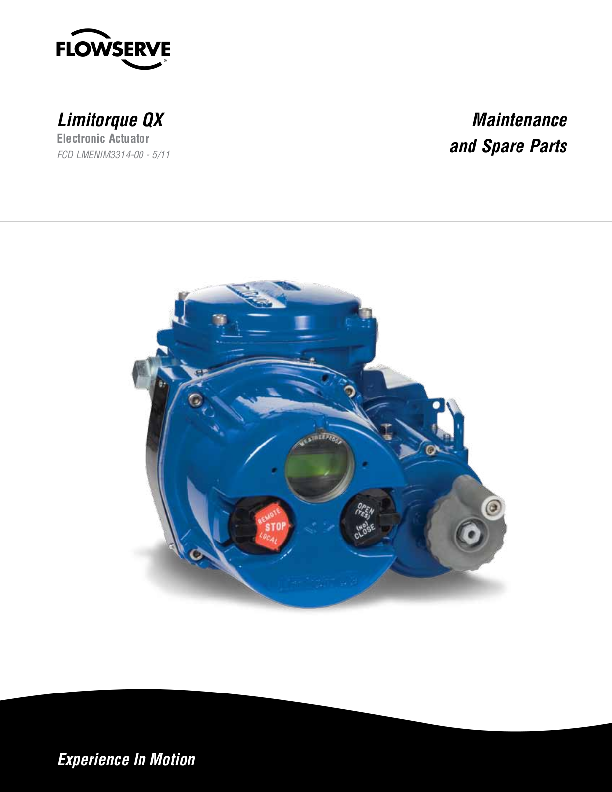 Flowserve Qx Limitorque User Manual 3914