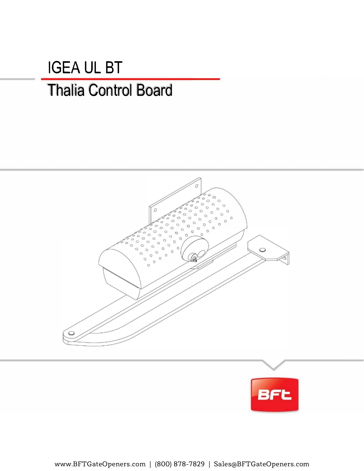 BFT IGEA UJL BT User guide