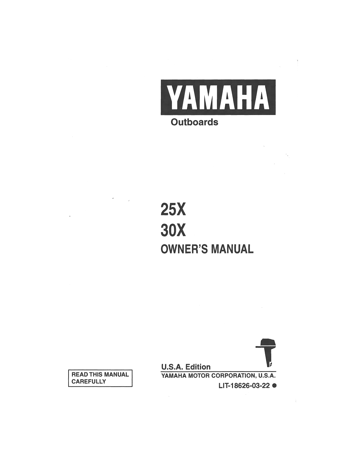 Yamaha 25X, 30X User Manual