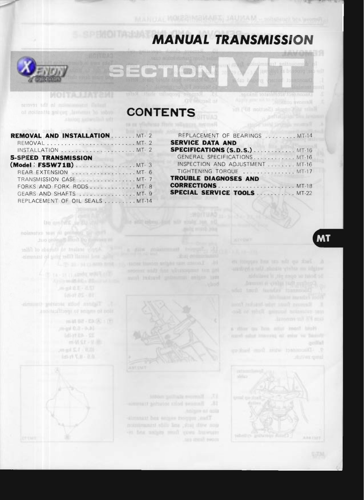 Enon MT Service Manual