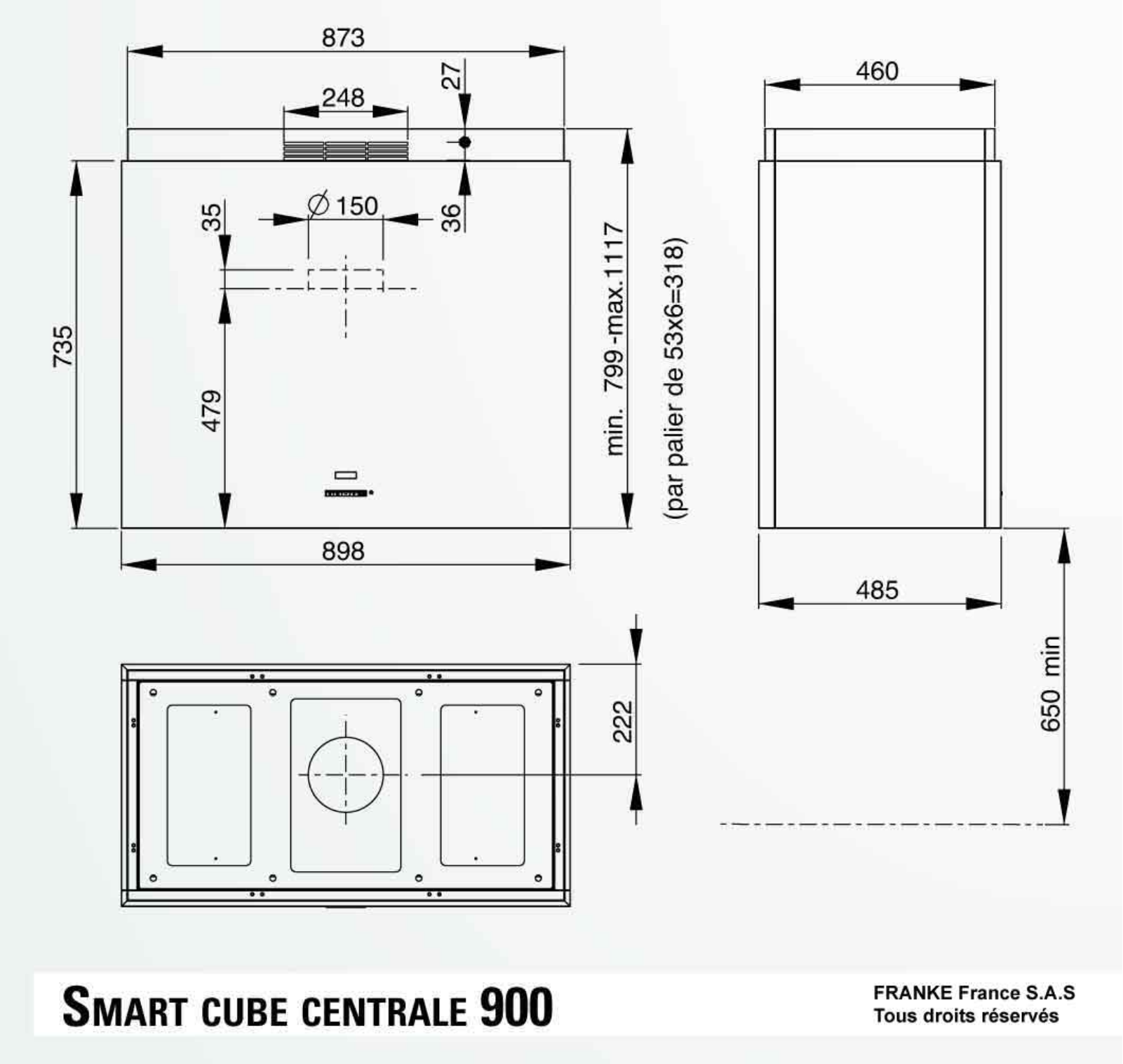 ROBLIN SMART CUBE CENTRALE 900 User Manual