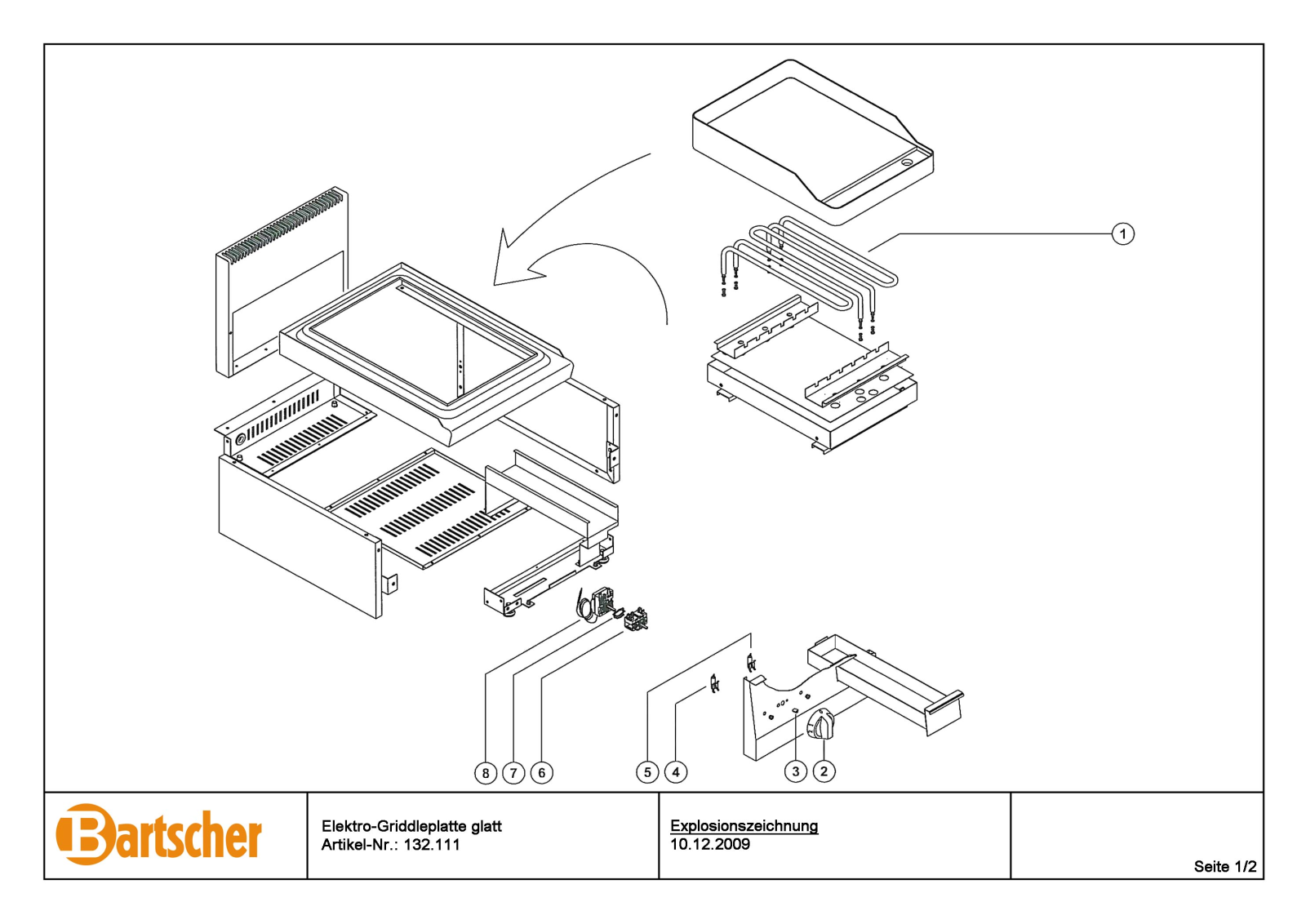 Bartscher 132111 User Manual