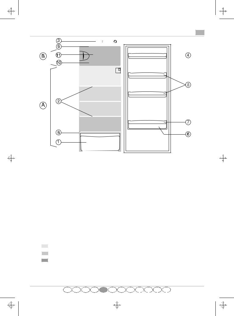 Whirlpool ART 6080/G, ARC 1824, ART 608/G/BR, AM 4290, ART 574/H INSTRUCTION FOR USE