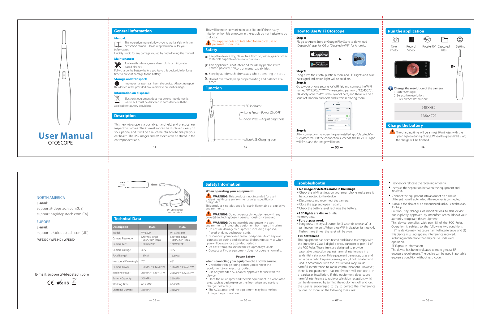 Deep Sea Investment WFE300 User Manual