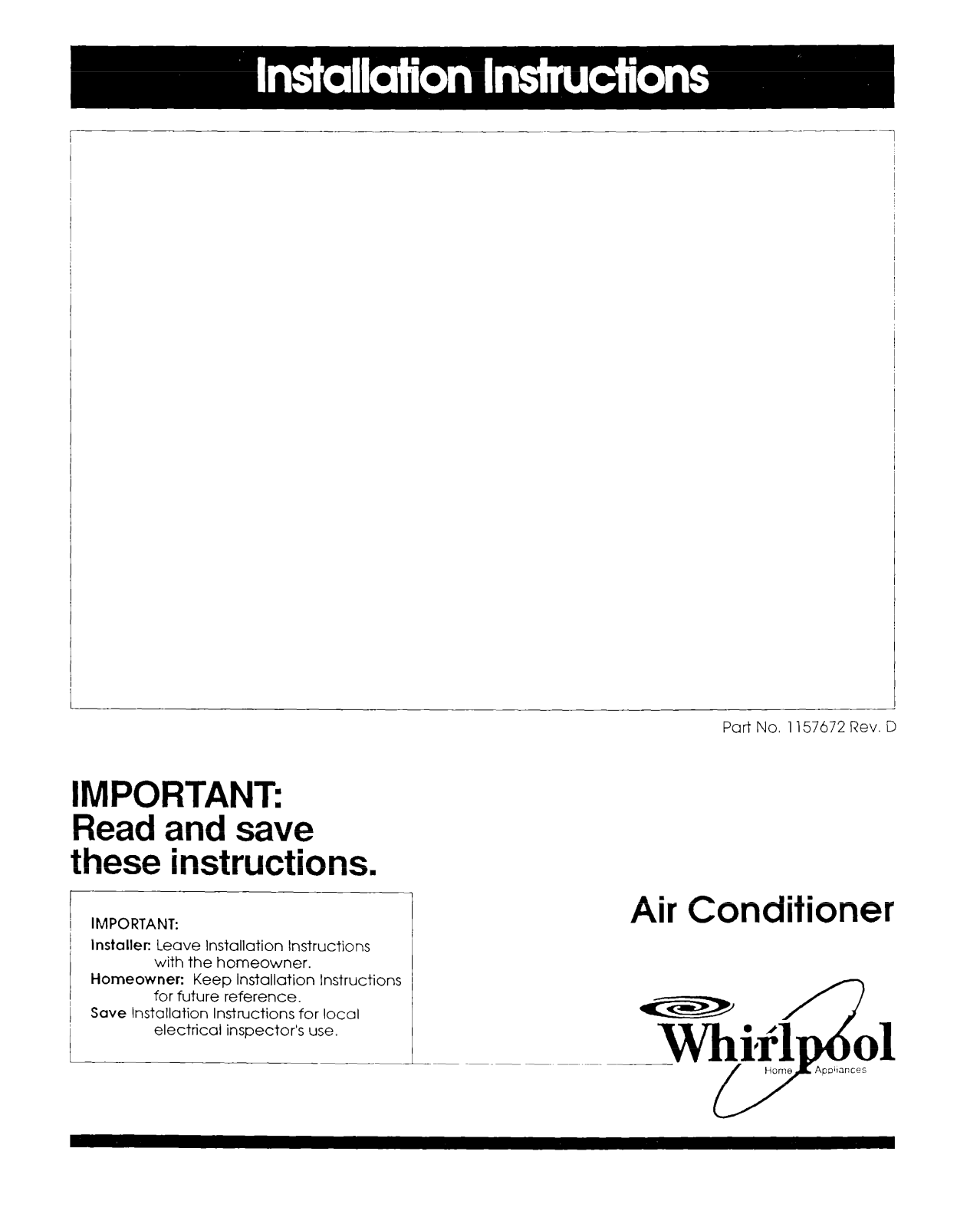 Whirlpool 1157672 User Manual - ManualMachine.com