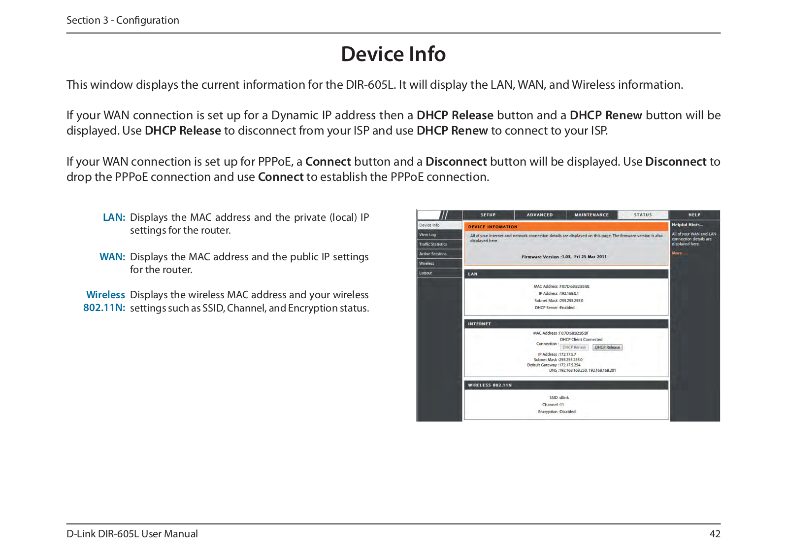 D-Link DIR-605L Configuration