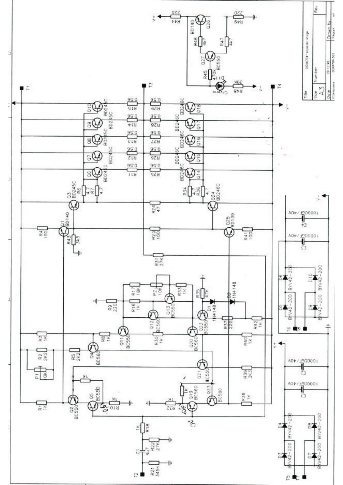 Doxa 704, 70 signature schematic