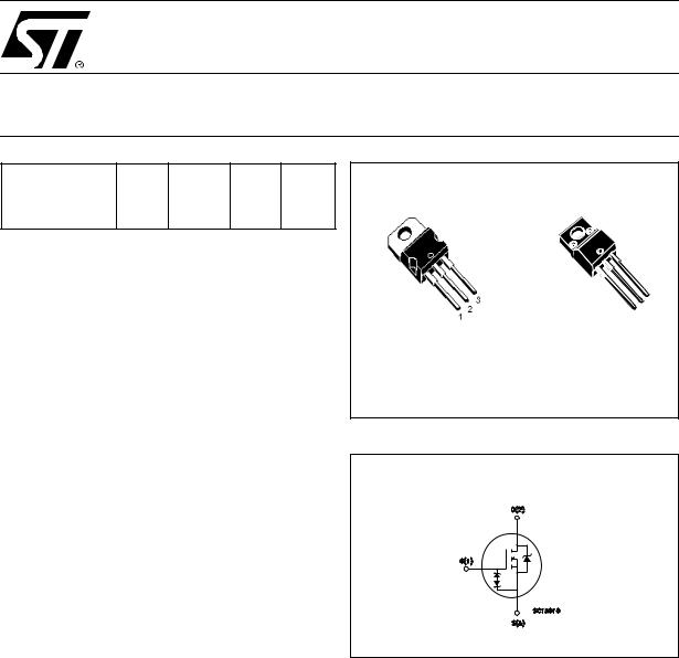 ST STP3HNK90Z, STF3HNK90Z User Manual