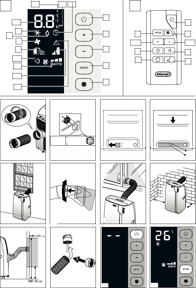 Delonghi PAC EX124, PAC EX120 Instructions Manual