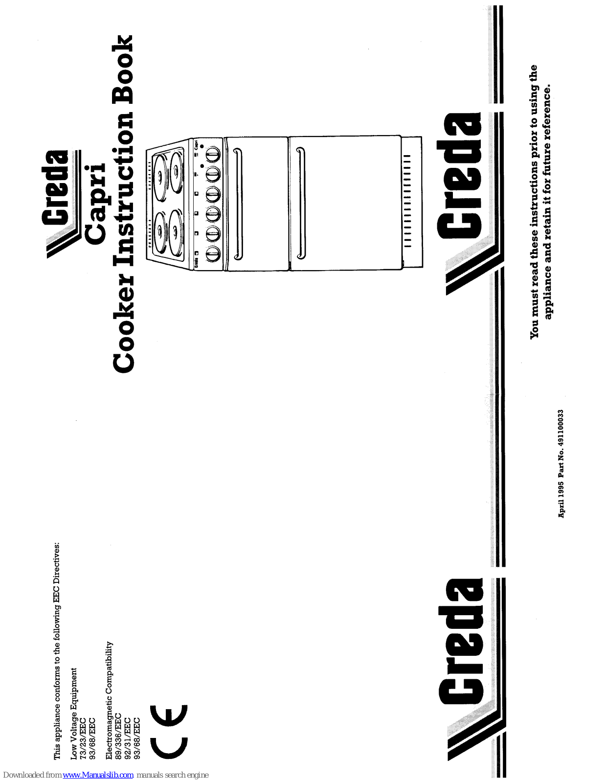 Creda HB49118, Capri 49115, Capri 49116, Capri 49117, Capri 49118 Instruction Book