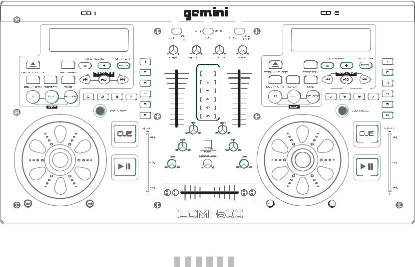 GEMINI CDM-500 User Manual