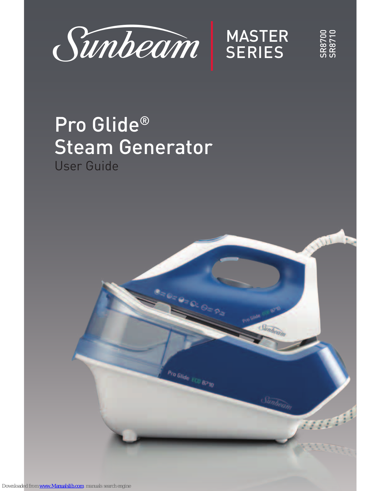 Sunbeam Pro Glide SR8700, Pro Glide SR8710 User Manual