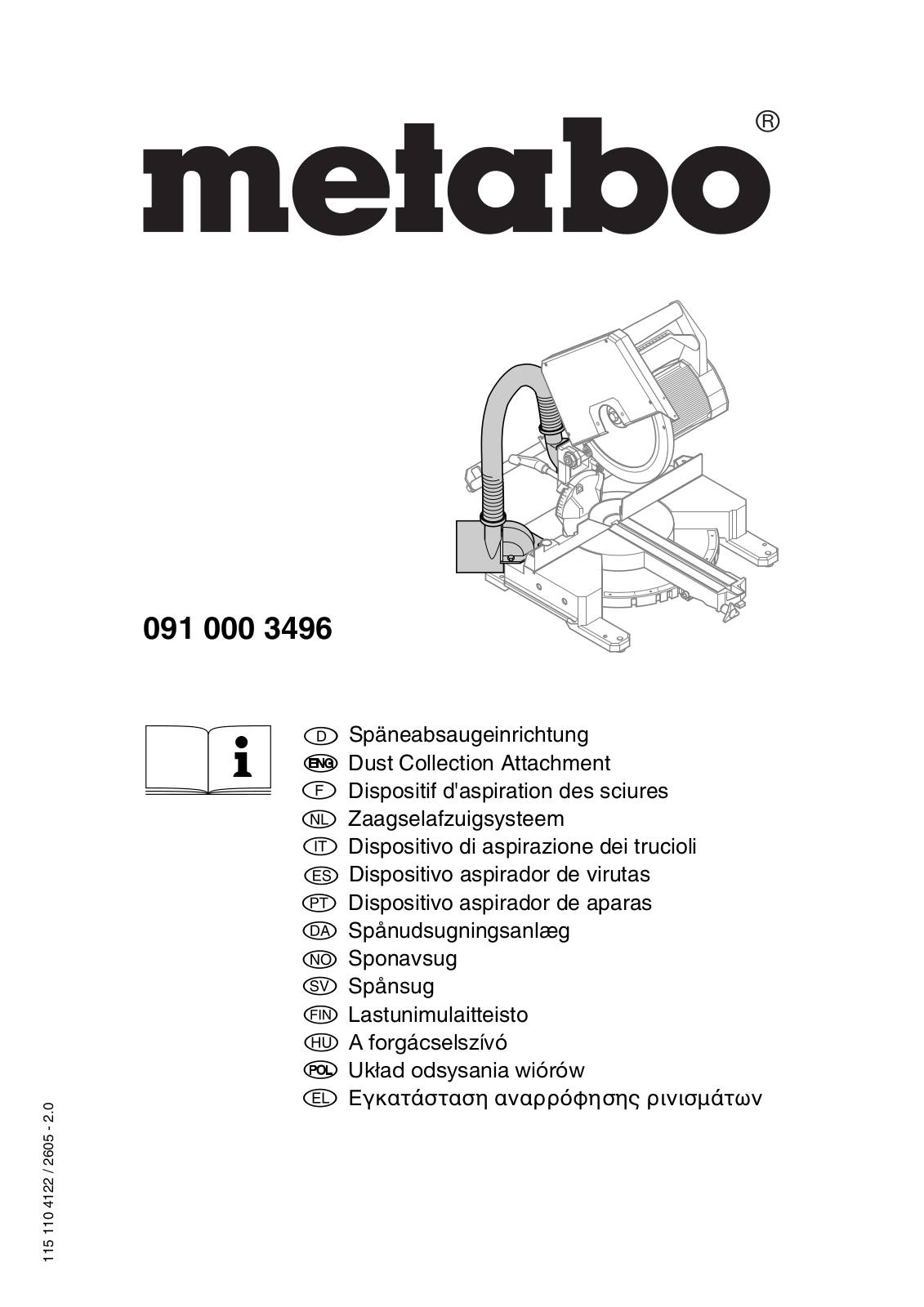 Metabo 091 000 3496 User guide - ManualMachine.com