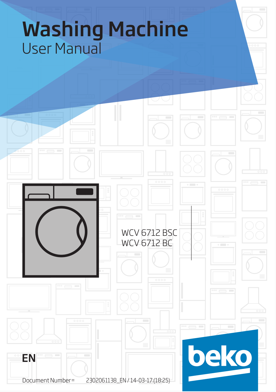 Beko WCV 6712 BC, WCV 6712 BSC User manual