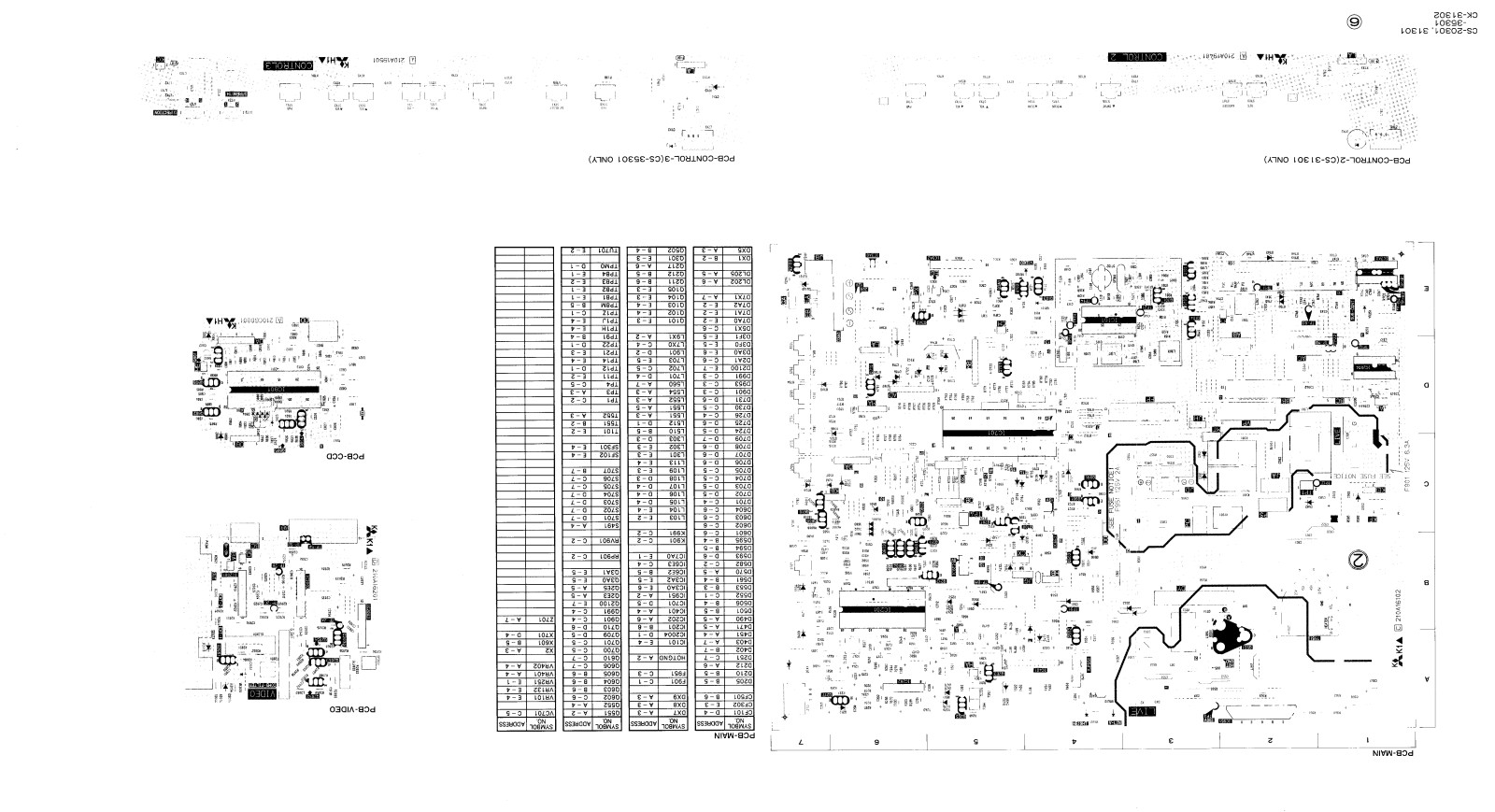 MITSUBISHI CS20301, CS31301, CS35301, CK31302 Diagram