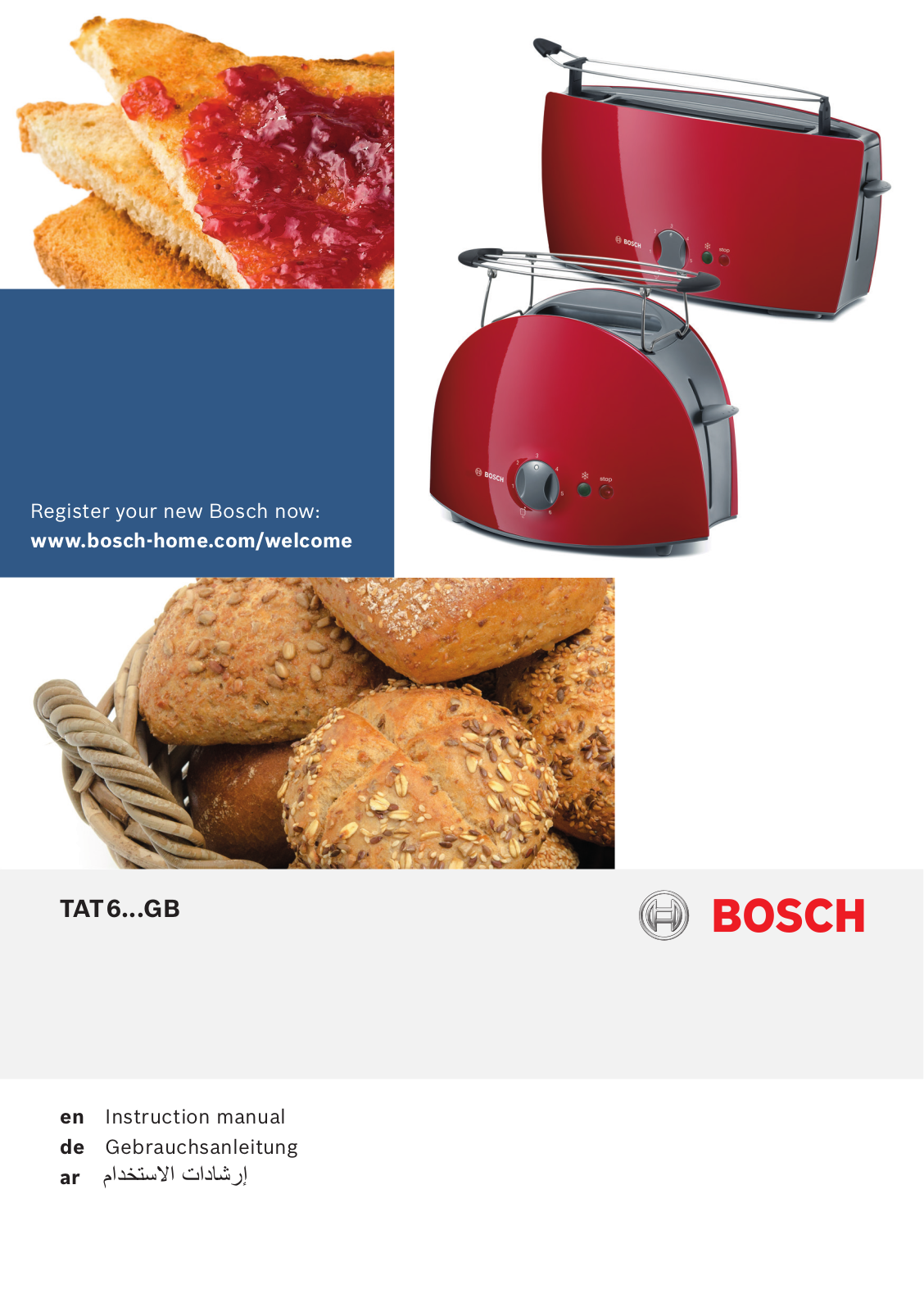 Bosch TAT6901GB Instruction manual