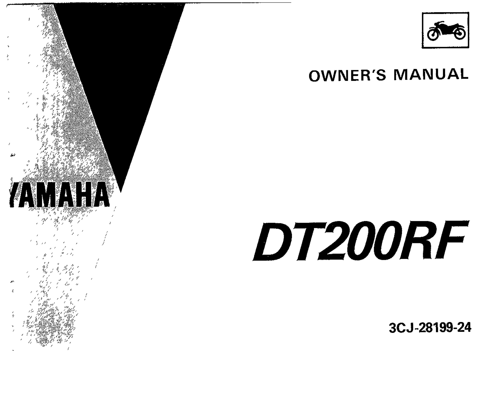 Yamaha DT200 RF 1995 Owner's manual