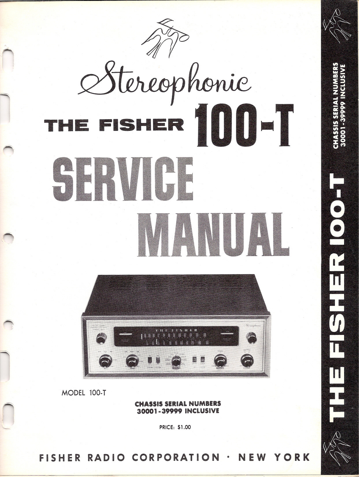 Fisher 100-T Service Manual