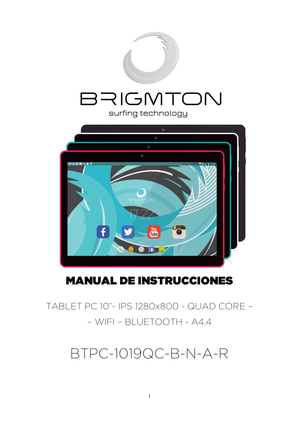 Brigmton BTPC-1019 QC B N A R User Guide