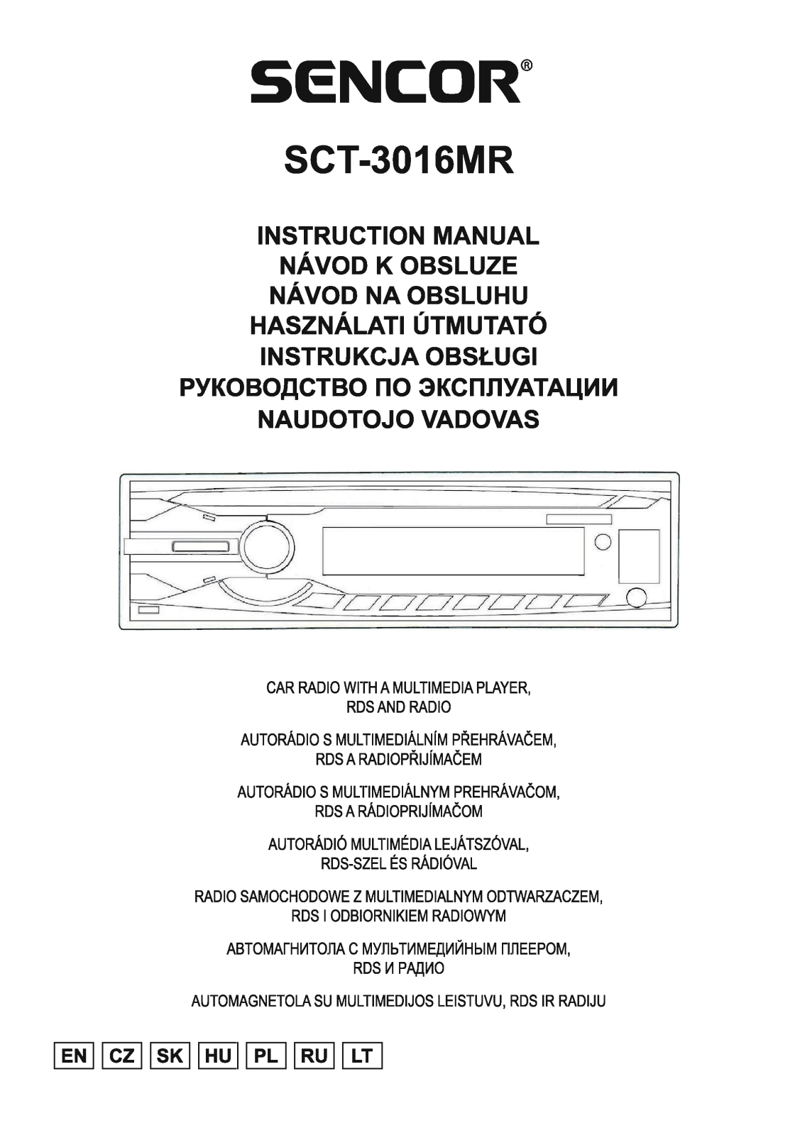 Sencor SCT 3016MR User Manual