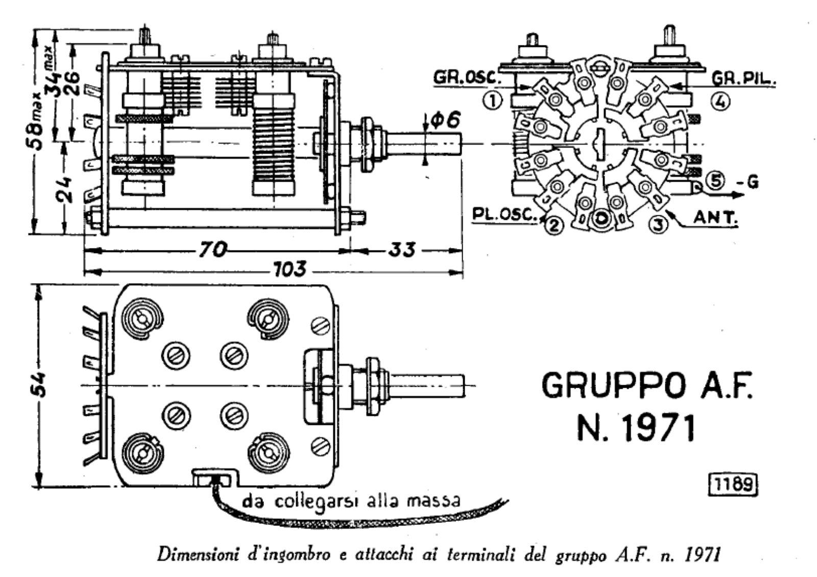 Geloso 1971 schematic