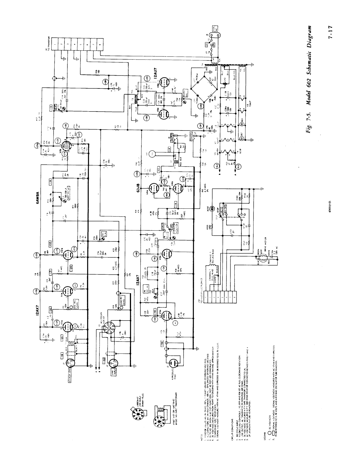 Ampex 601 Schematic