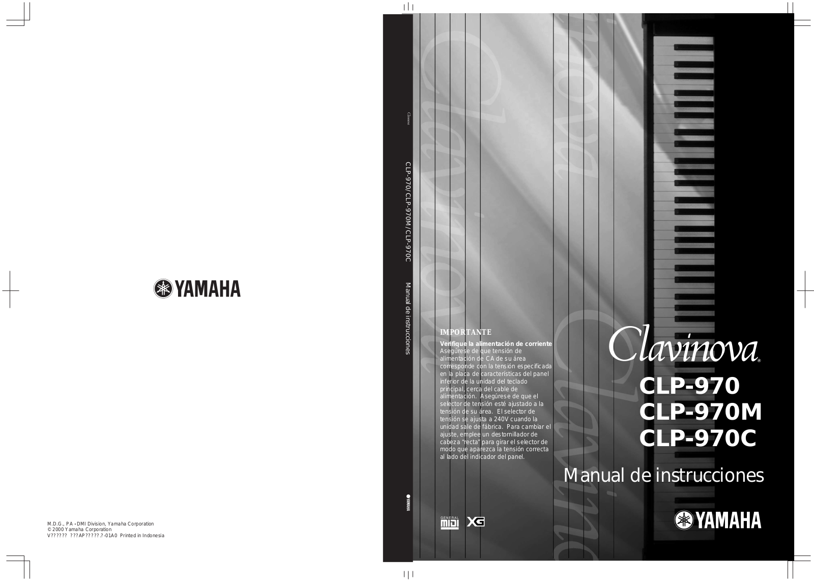 Yamaha CLP-970, CLP-970M, CLP-970C User Manual