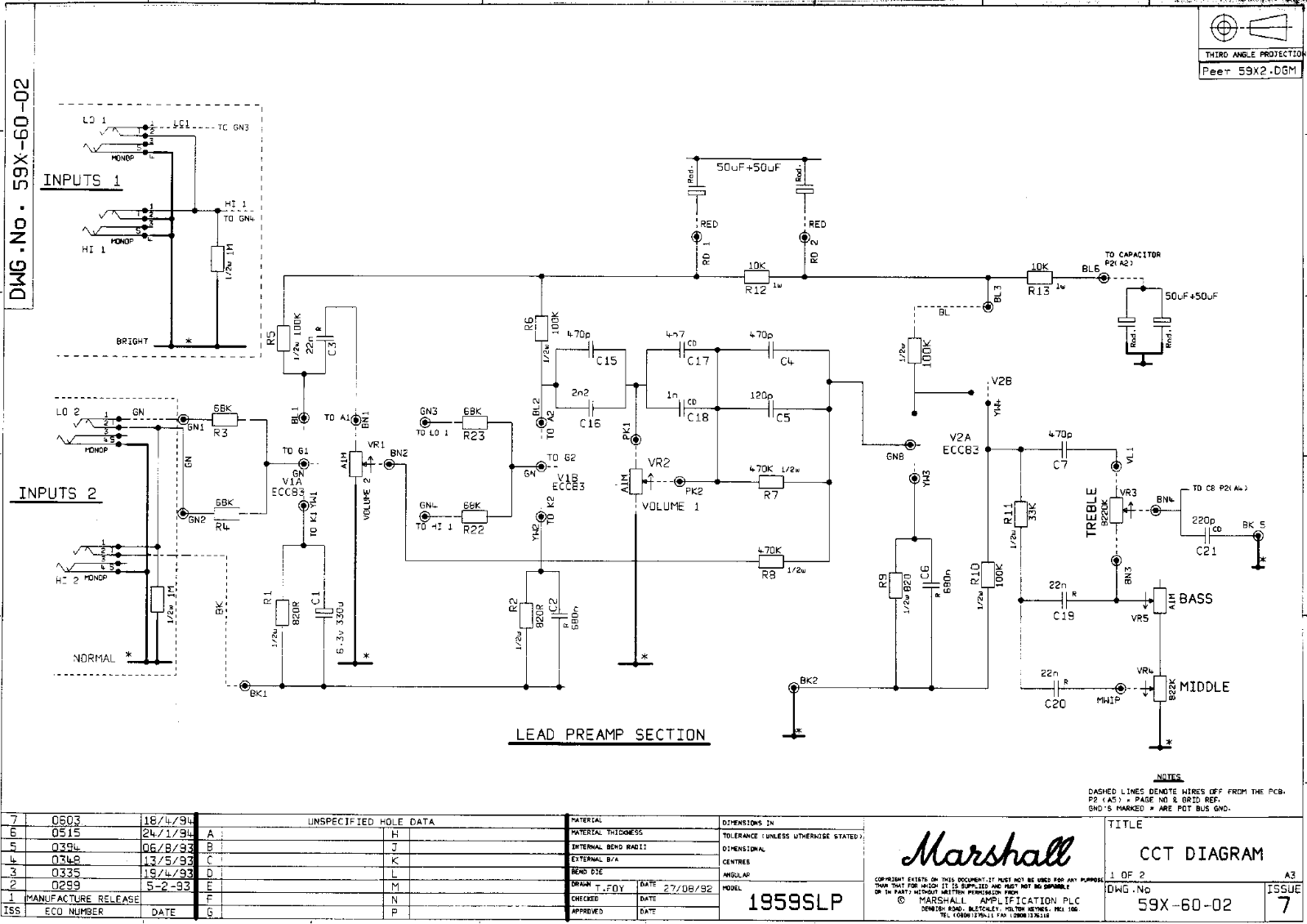 Marshall 1959-SLP-1 Schematic