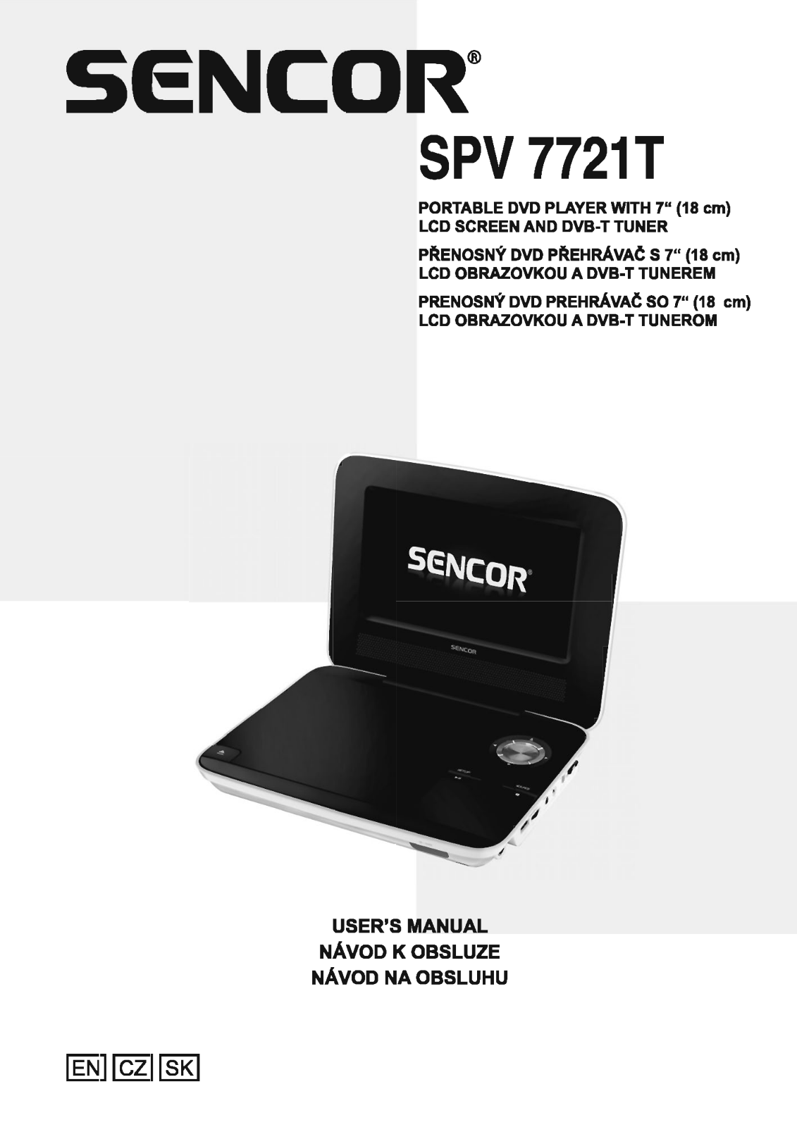 Sencor SPV 7721T User Manual