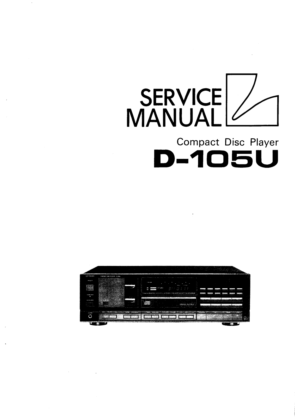 Luxman D-105-U Service manual