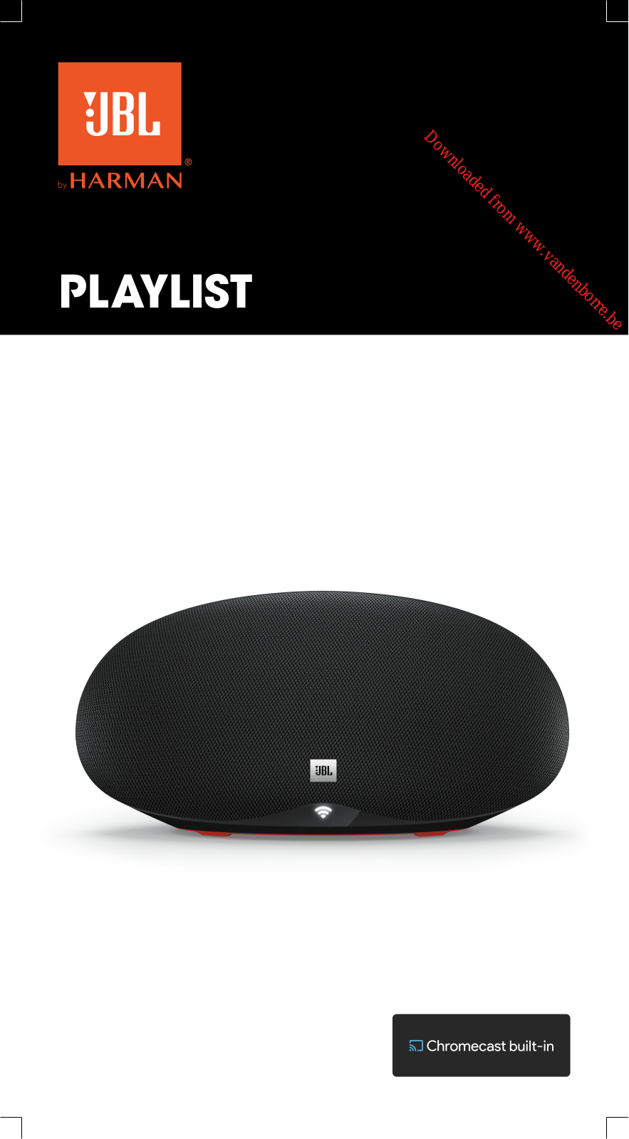 JBL PLAYLIST User Manual