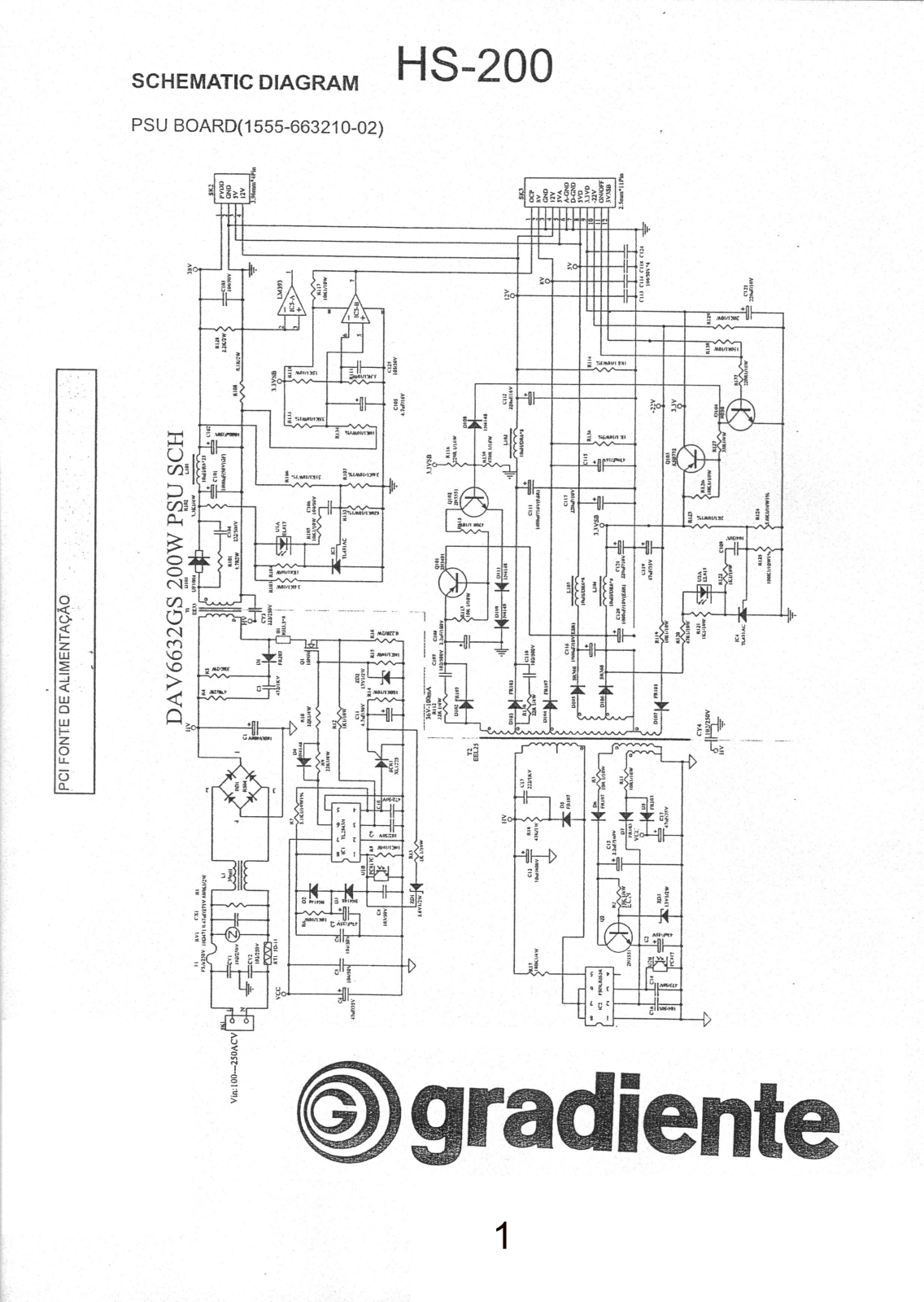 Philco HS-200 Schematic