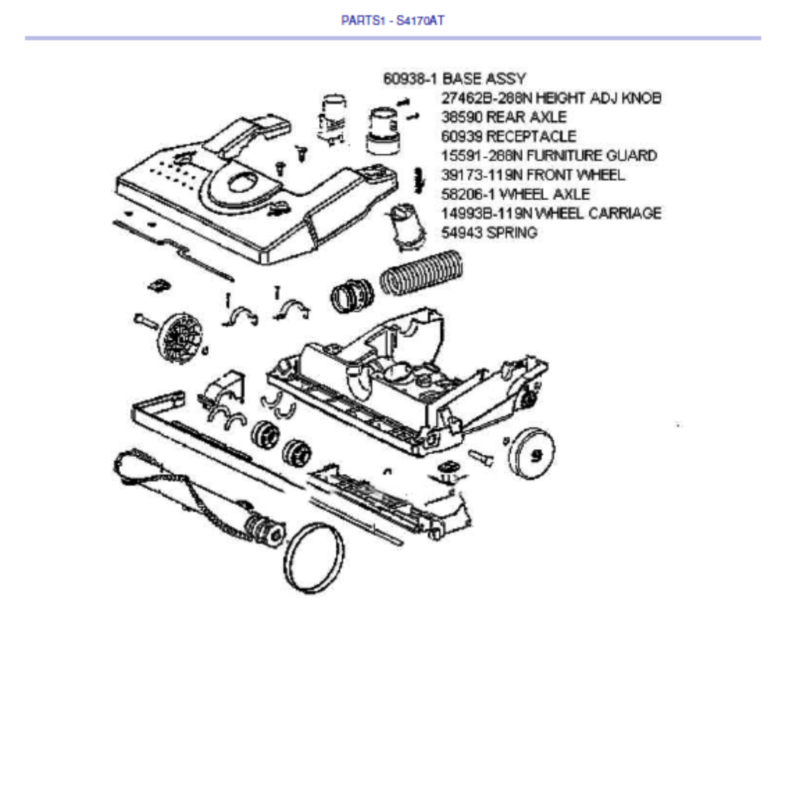 Sanitaire S4170 Owner's Manual