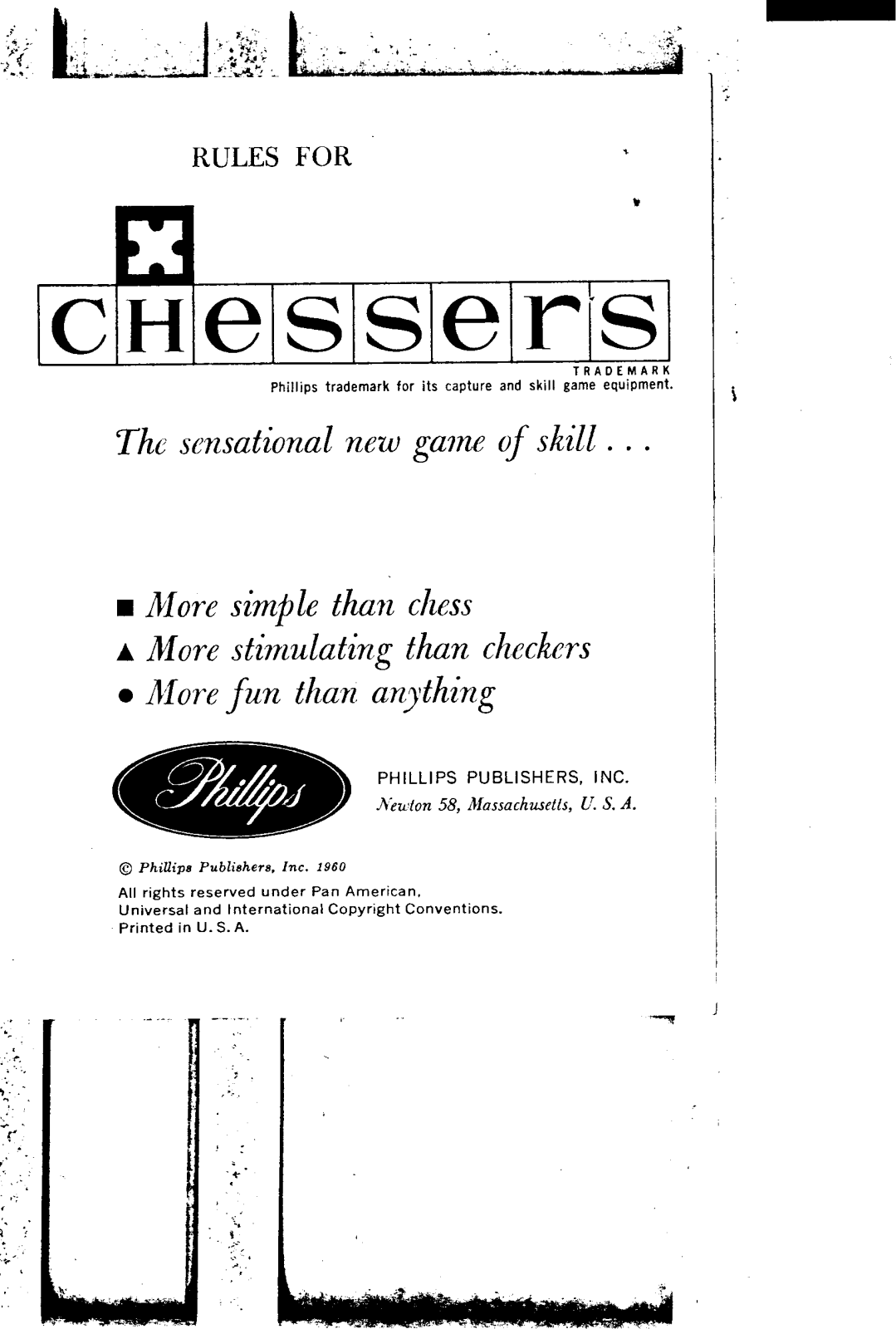 Hasbro CHESSERS User Manual