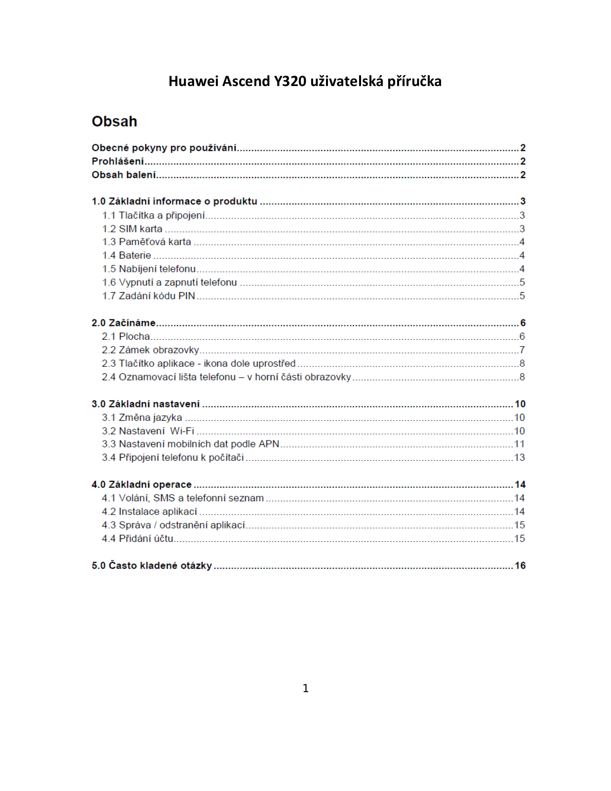 Huawei Y320 User Manual