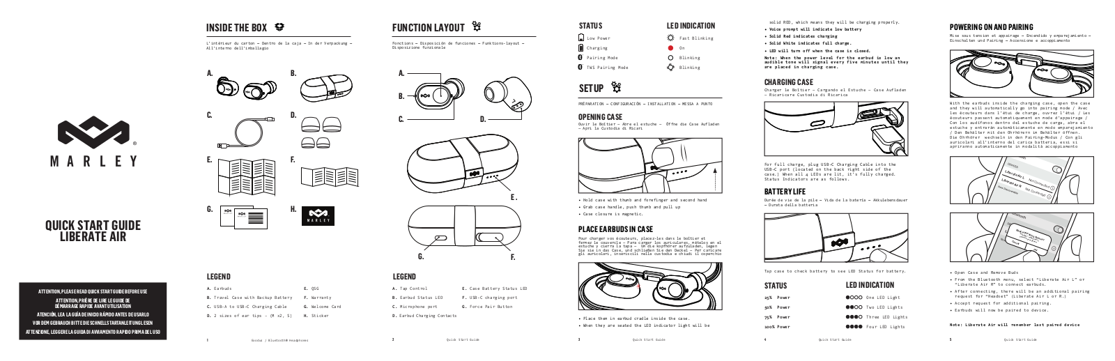 MARLEY LIBERATE AIR Instruction Manual