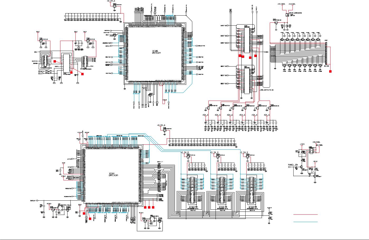 Samsung LXB340, LXB541, LXB540, LXB341 Schematics Diagram