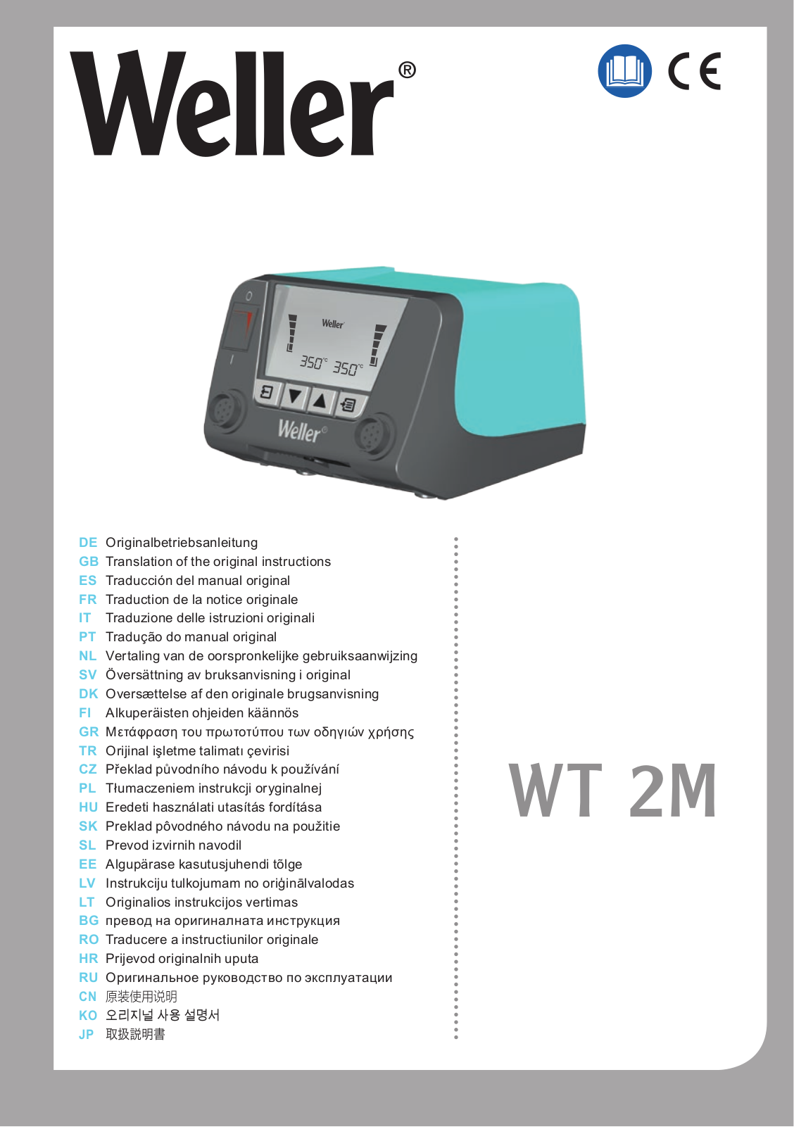 Weller WT 2M User guide