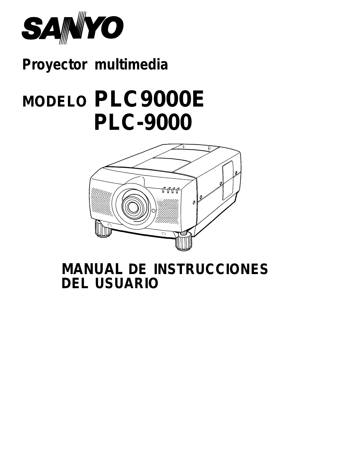 Sanyo PLC-9000N User Manual
